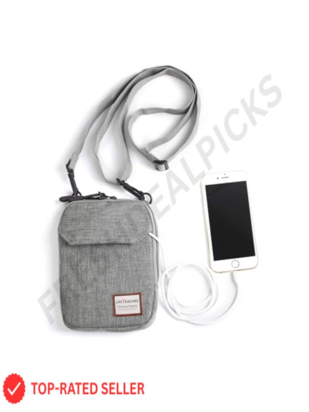 Mini Crossbody Sling Bag Water-Resistant Nylon Adjustable Strap